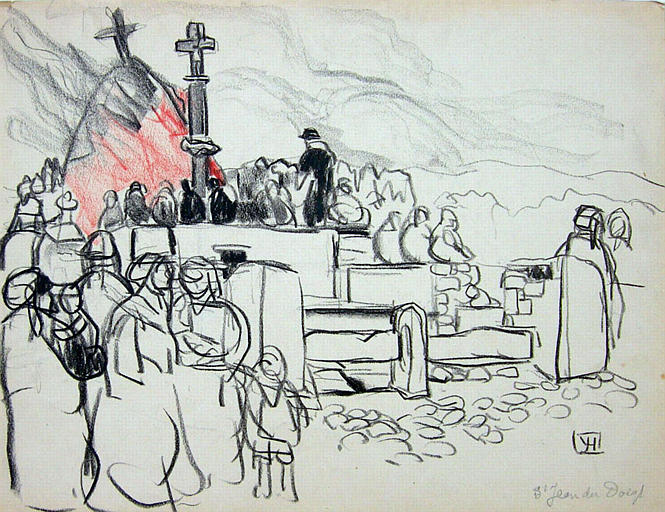 St Jean du Doigt : le bûcher [titre attribué]_0