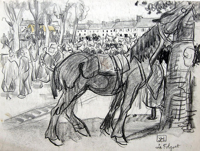 Le Folgoët : le cheval [titre attribué]_0