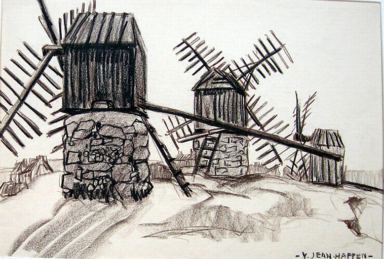 Trois moulins ouessantins [titre attribué]_0