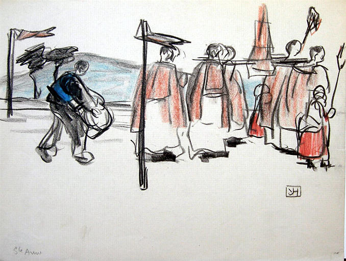 Porteurs de brancards (étude) [titre attribué]_0