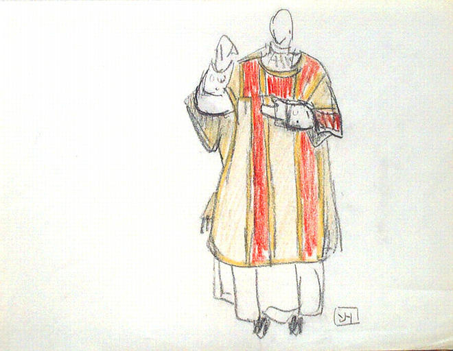 Un prêtre (étude de geste) [titre attribué]_0