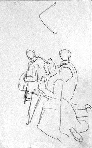 En prière (étude de geste) [titre attribué]_0
