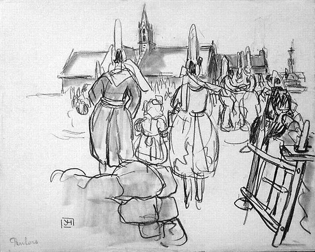 Bigoudennes et chapelle [titre attribué]_0
