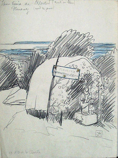 Pardon de la Troménie, N.-D. de la Clarté (esquisse) [titre attribué]_0