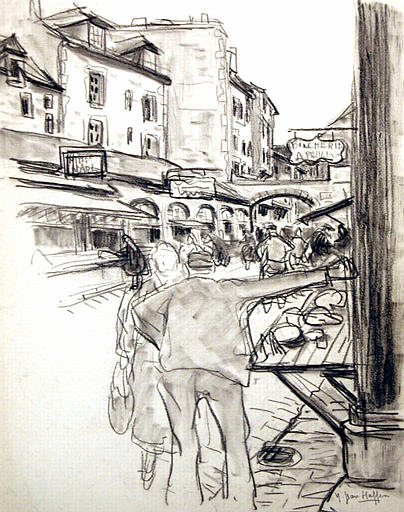 Cohue, vers la rue du petit pain [titre attribué]_0