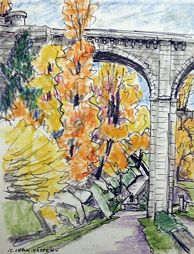 Le viaduc en automne [titre attribué]_0