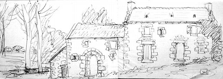 Le Champ Meslé, Pleudihen (croquis) [titre attribué]_0
