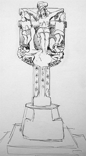 Le Calvaire du Saint-Esprit, La Crucifixion (étude) [titre attribué]_0