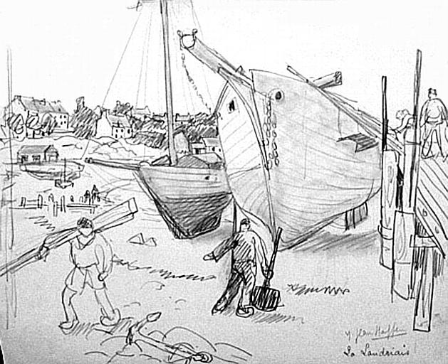 Construction navale de la Landriais (croquis) [titre attribué]_0