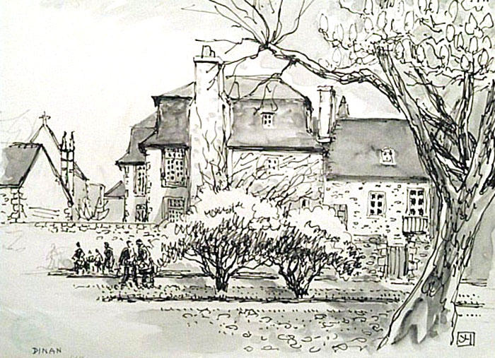 Dinan, rue de La Garaye, hôtel de Gennes [titre attribué]_0