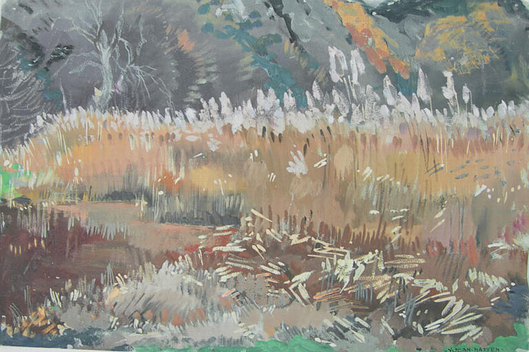 Roseaux sur la vieille rivière [titre attribué]_0