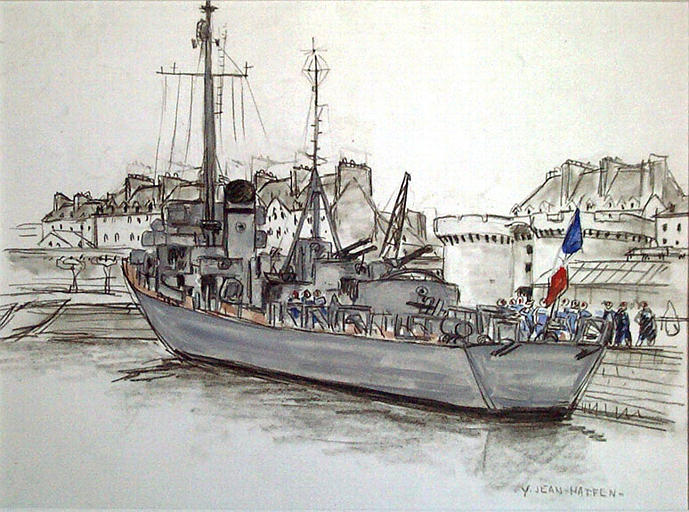 Saint Malo, la marine de guerre [titre attribué]_0