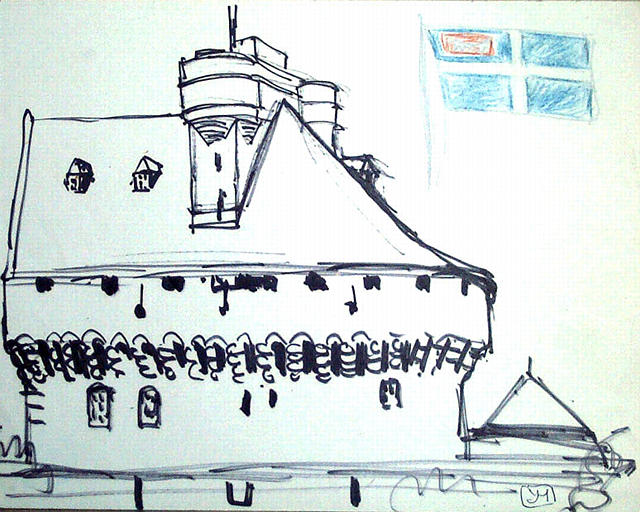 Saint Malo, Sommet de la tour Quic en Grogne [titre attribué]_0