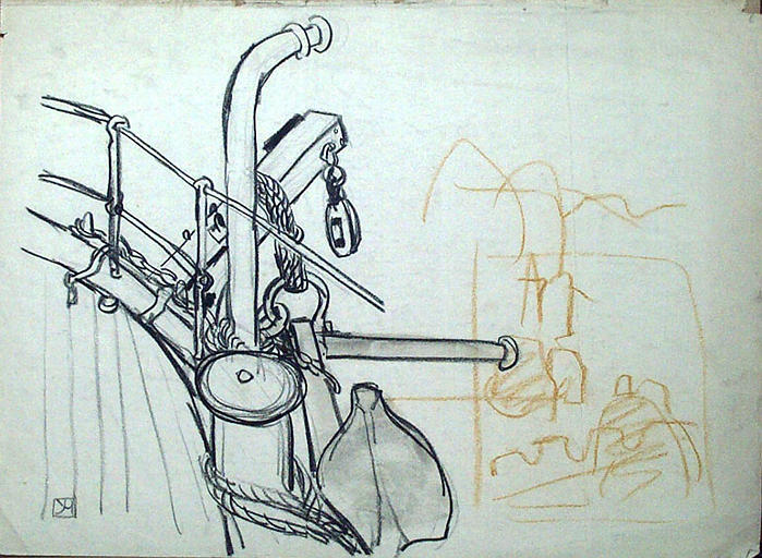 Le long du bastingage (étude) [titre attribué]_0