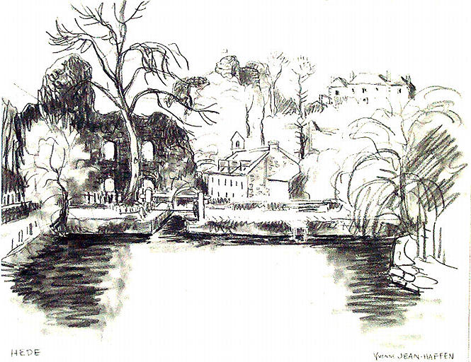 Site romantique, Hédé [titre attribué]_0