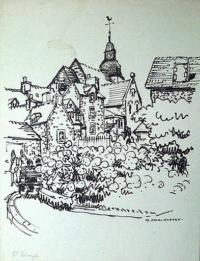 Saint Enogat, près de l'église [titre attribué]_0