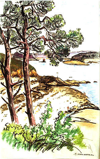 L'estuaire de la Rance vu de la Briantais [titre attribué]_0