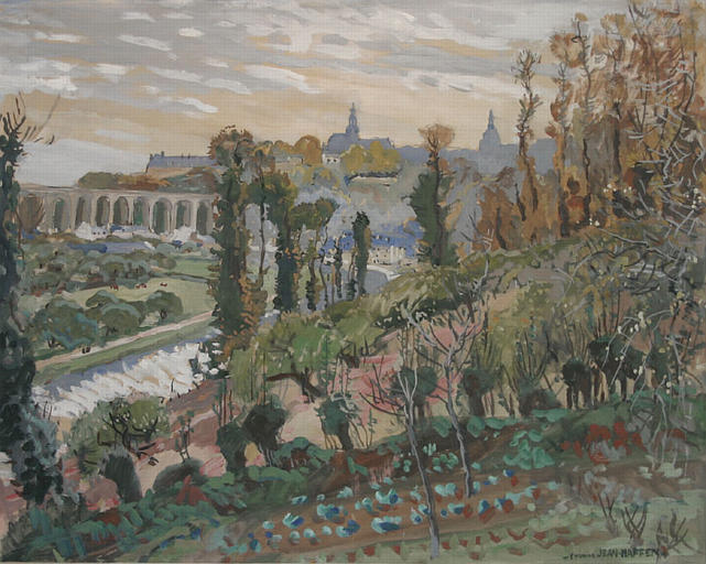 Dinan vu de la Grande Vigne à l'automne 1970 [titre attribué]_0