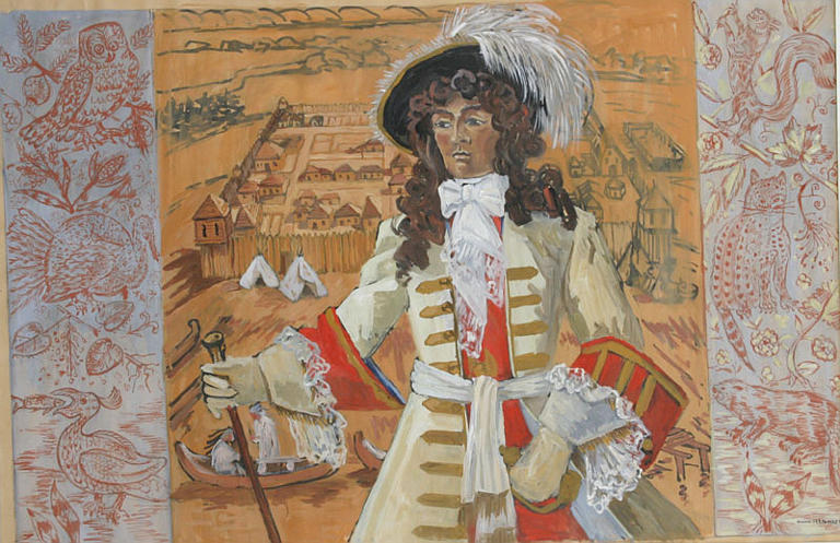 Portrait du Lieutenant Colonel Antoine de la Motte Cadillac [titre attribué]_0