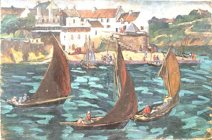 Retour de pêche à Douëlan [titre attribué]_0