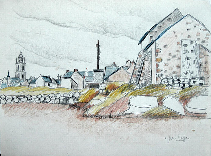 Le bourg de Batz, grenier à sel de Château Gaillard [titre attribué]_0