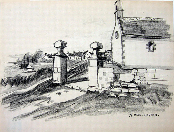 Un village au bord de la mer [titre attribué]_0