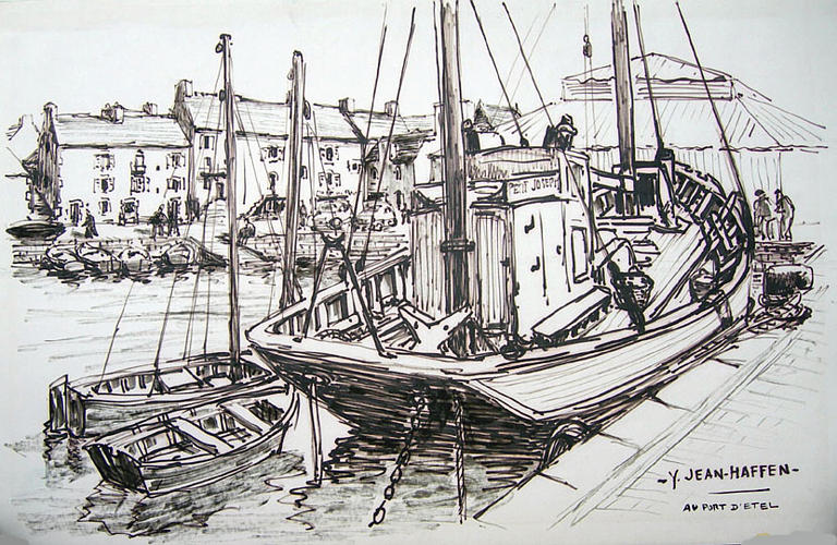 Au port d'Etel [titre attribué]_0