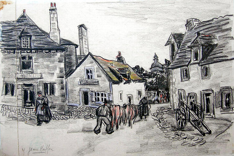 Le bourg du Faouët [titre attribué]_0