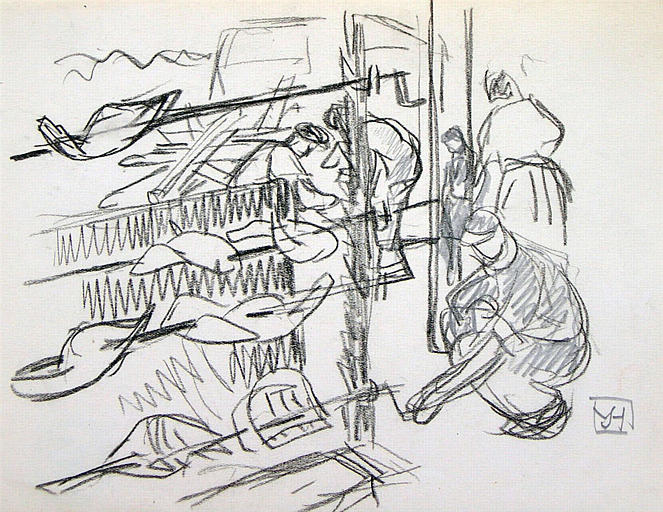 La rôtissoire (étude) [titre attribué]_0