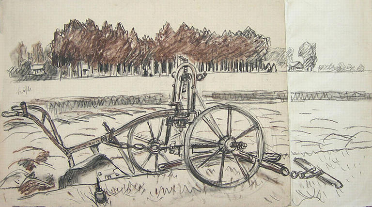 La charrue (étude) [titre attribué]_0