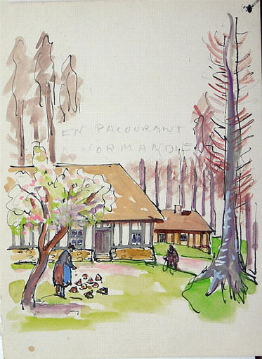 Le bocage normand (projet de page de titre) [titre attribué]_0