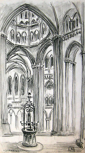 La cathédrale de Coutances intérieur [titre attribué]_0