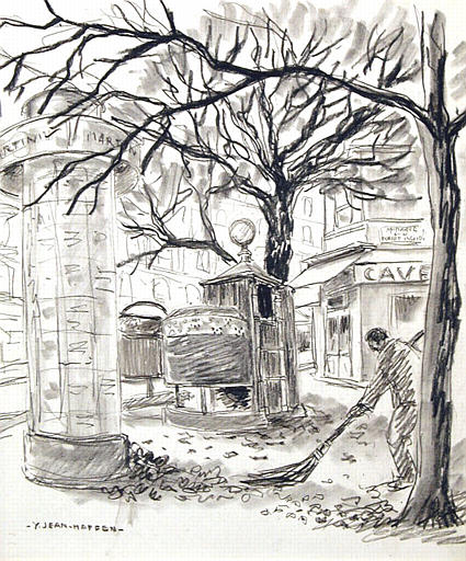 Balayeur de rues, rue de la Tombe Issoire [titre attribué]_0