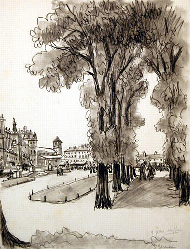 Saint Germain : devant le château [titre attribué]_0