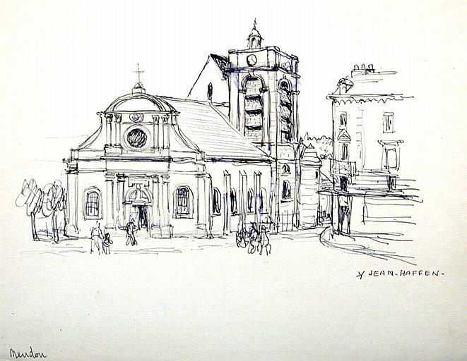 Meudon : l'église [titre attribué]_0