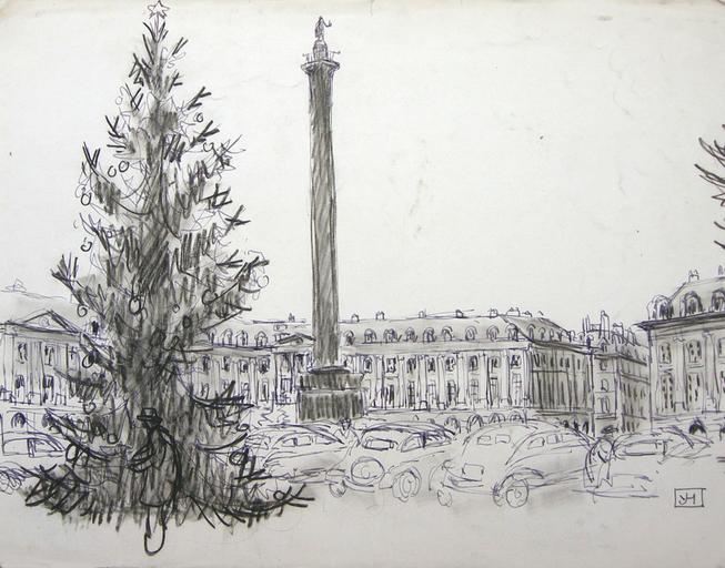 Place Vendôme à Noël [titre attribué]_0