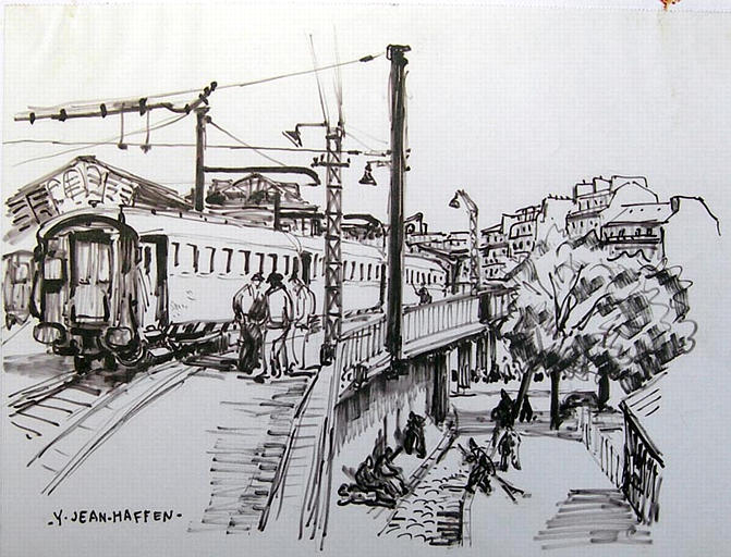 Au-dessus de l'avenue du Maine [titre attribué]_0
