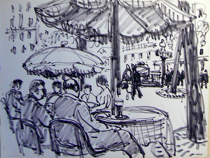 Terrasse de café à Paris [titre attribué]_0