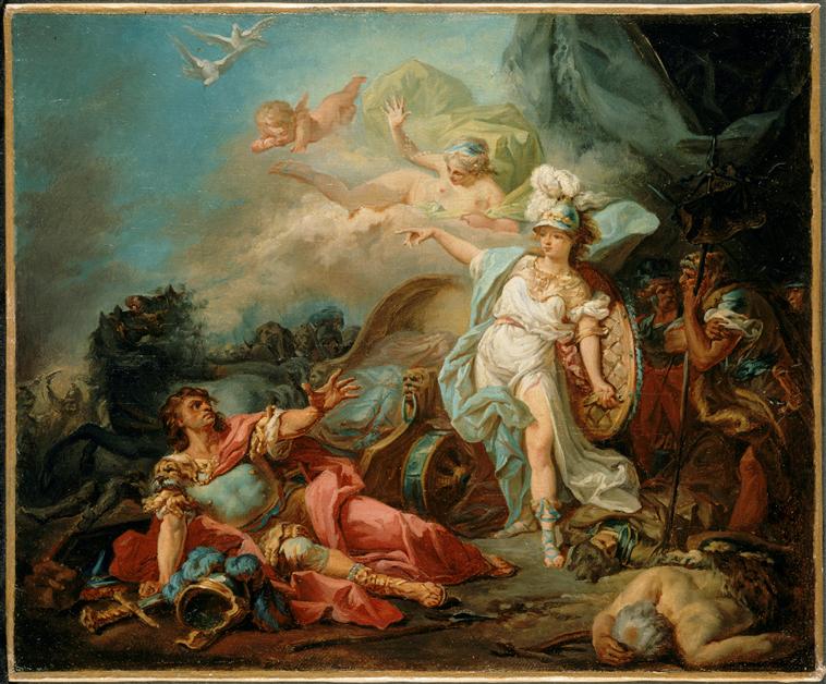 Le combat de Minerve contre Mars_0