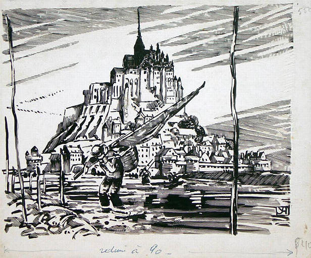 Le Mont Saint Michel 3e quart 20e siècle [titre attribué]_0