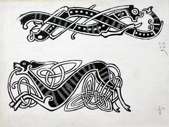 Copie de dessin d'ornements vikings (deuxième copie de motifs) [titre attribué]_0