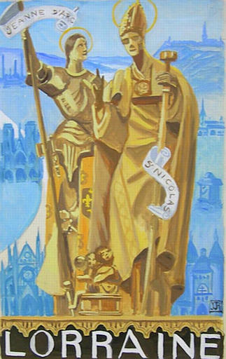 Lorraine : Jeanne d'Arc et Saint Nicolas [titre attribué]_0
