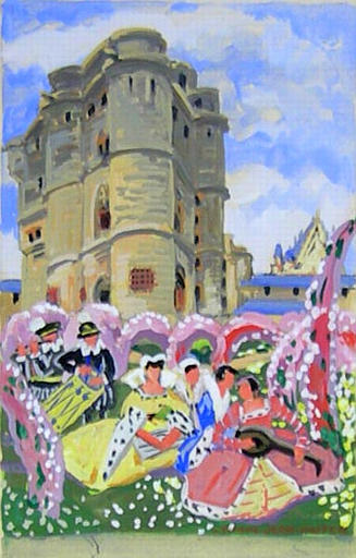 Le donjon de Vincennes à l'époque de la Renaissance [titre attribué]_0