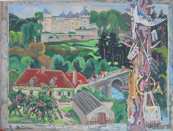 Château de Chastellux (projet de tapisserie) [titre attribué]_0
