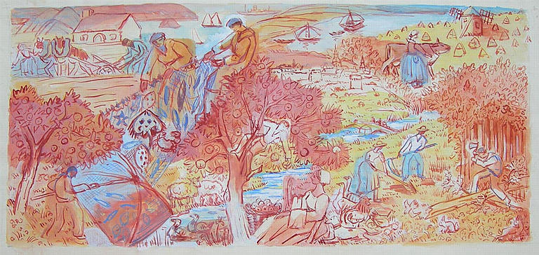 Le Pays de Dinan et son histoire (projet décoratif) [titre attribué]_0