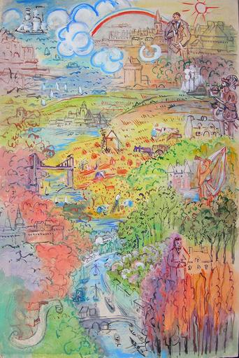 L'estuaire de la Rance et sa mémoire (projet décoratif) [titre attribué]_0