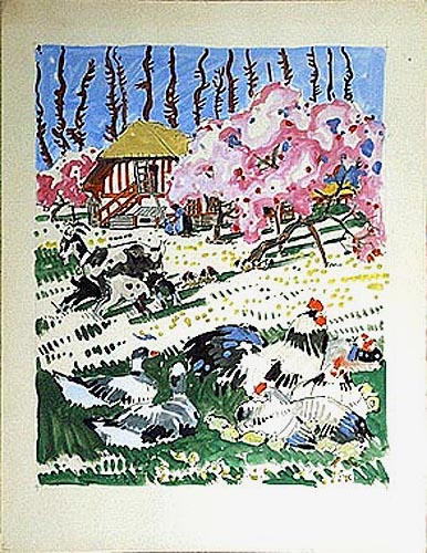 Ferme normande au printemps [titre attribué]_0