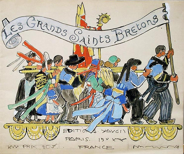 Les grands saints bretons (esquisse) [titre attribué]_0