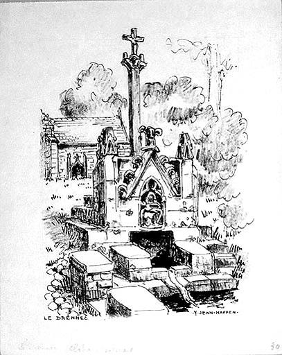 Le Drennec, vue Nord Ouest (titre inscrit, troisième version)_0