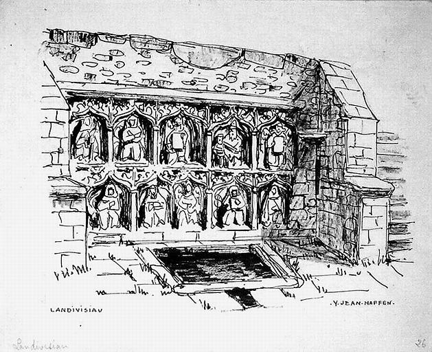 Fontaine de St Thivisiau à Landivisiau [titre attribué]_0